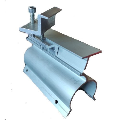 Aluminum support base for sheet metal roof Aluminum support base for sheet metal roof